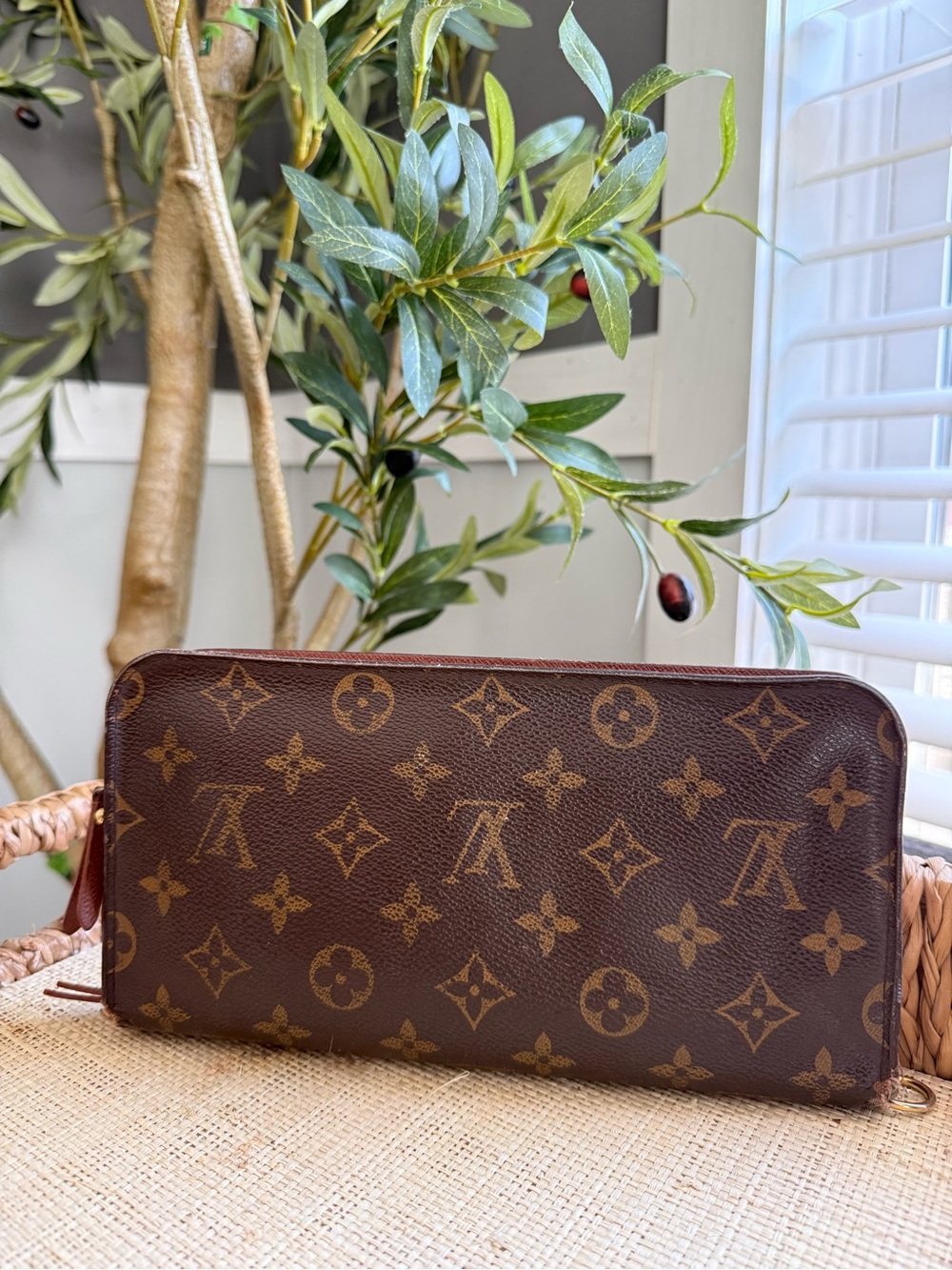 Louis Vuitton Brown Monogram Zip Around Wallet LV Insolite XL organizer wallet